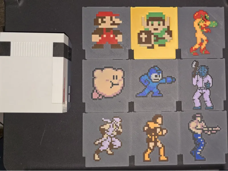 NES coasters (games and console)