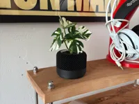 Pot de fleur style HomePod pour plante artificielle IKEA — photo 1