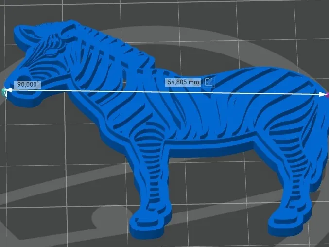 Keychain - Zebra - Free 3D Print Model - MakerWorld