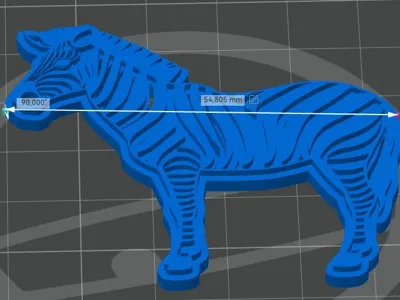 Keychain - Zebra