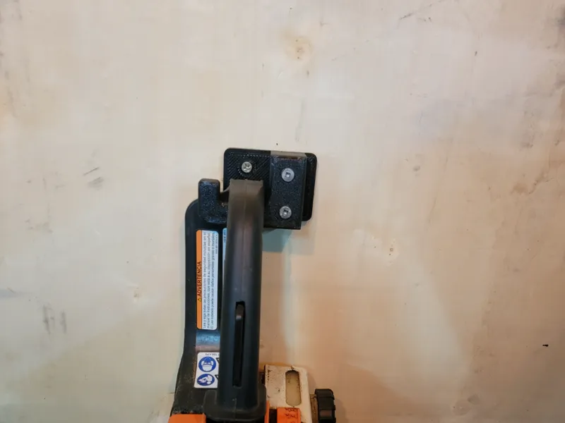 Chainsaw wall mount