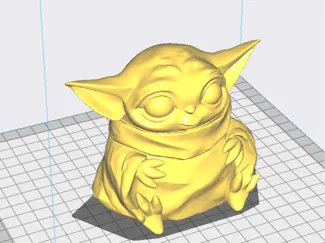 Cute Baby Yoda Figure – Print Ready STL