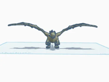 Open Winged Dragon