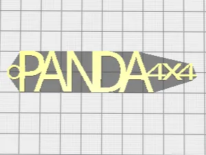 Porta Chiavi Panda 4x4