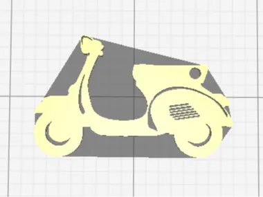 Porta Chiavi Vespa