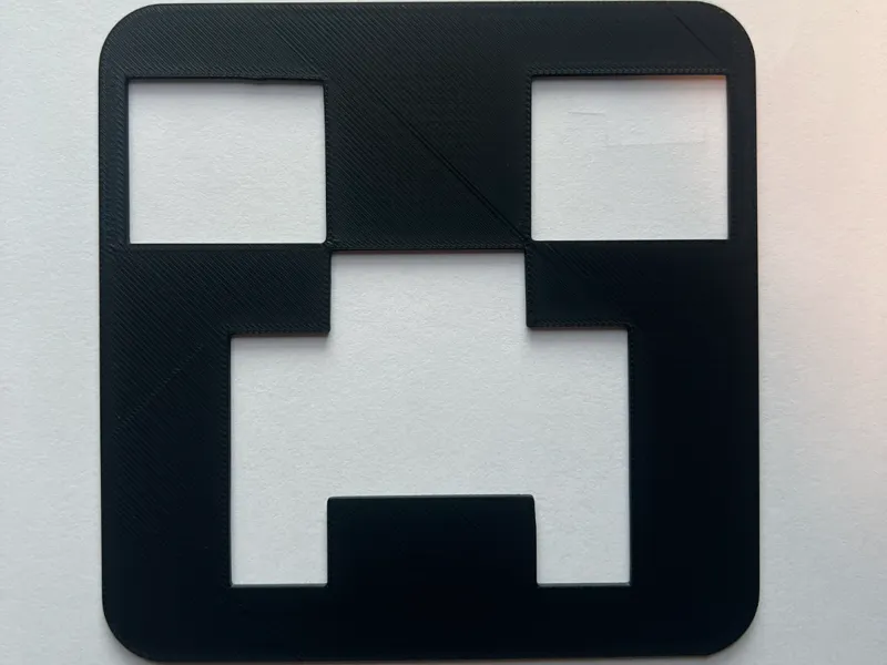 Creeper Face Stencil