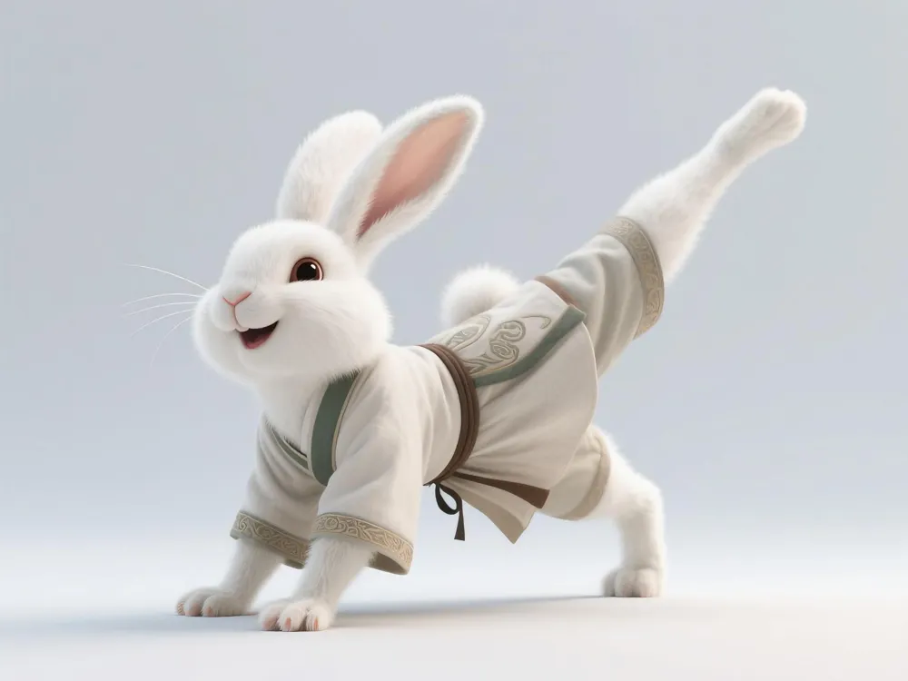 Chinese Kung Fu - Kung Fu Rabbit Print in Place for A1 mini - Free 3D ...
