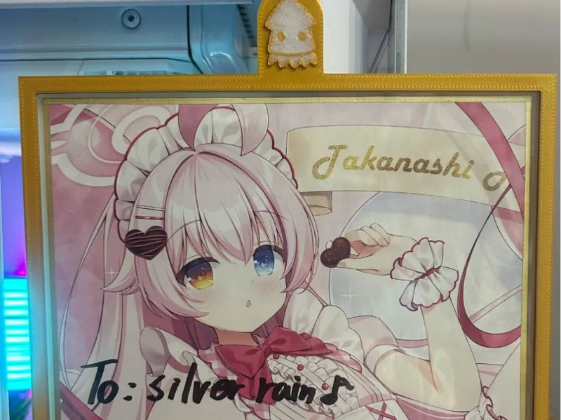 巫贼签售色纸磁吸展示框