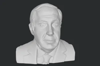 Benjamin (Bibi) Netanyahu Bust