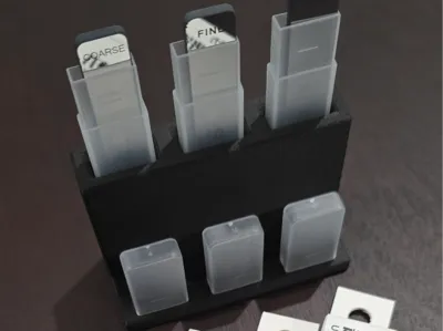 Stedi glass polishing file holder