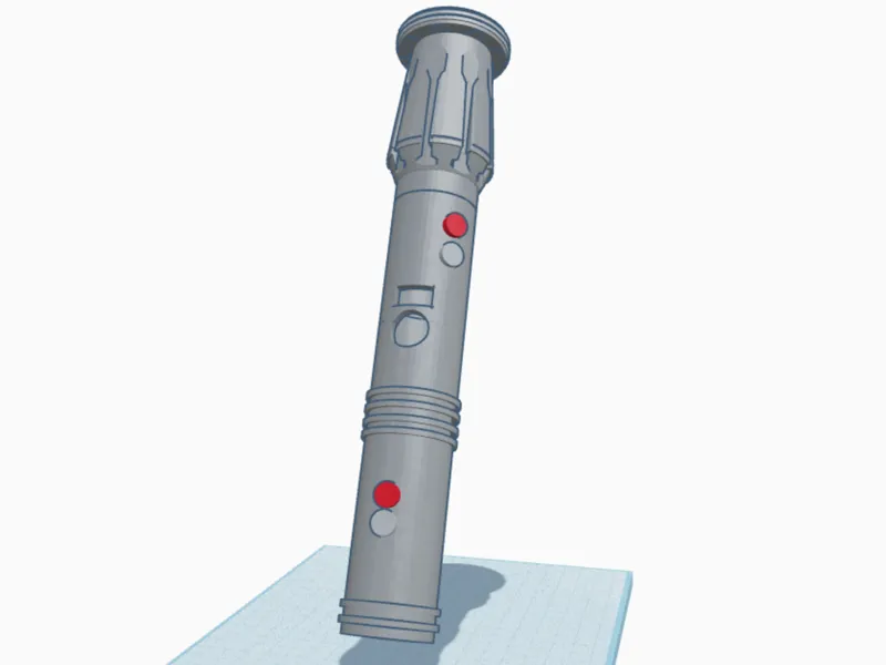 Darth maul lightsaber shell for imperial workshop