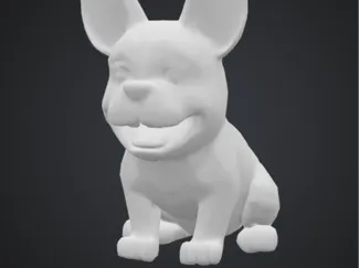 French Bulldog low polly (Free to sell)