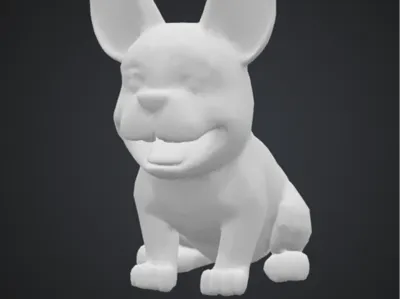 French Bulldog low polly (Free to sell)