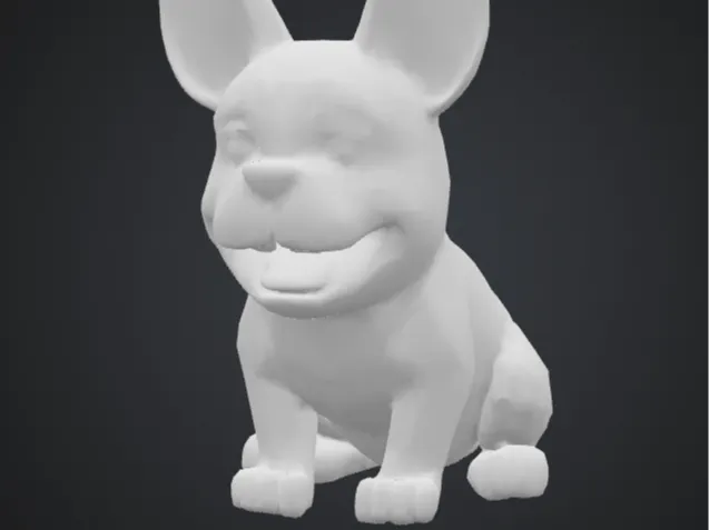 French Bulldog low polly (Free to sell)