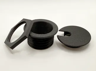 Cable grommet for desk