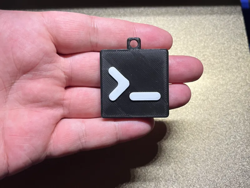 Terminal Icon NFC Keychain