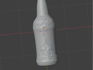 Decorative Glass Bottle – Print-in-One Piece