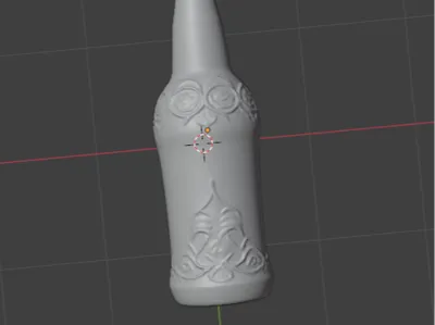 Decorative Glass Bottle – Print-in-One Piece