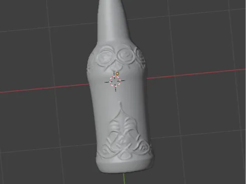 Decorative Glass Bottle – Print-in-One Piece