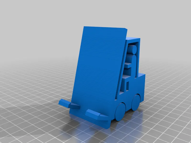 Forklift phone stand