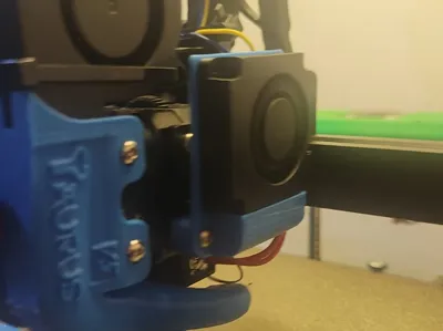 Hotend cooling duct- right side of Sprite extruder