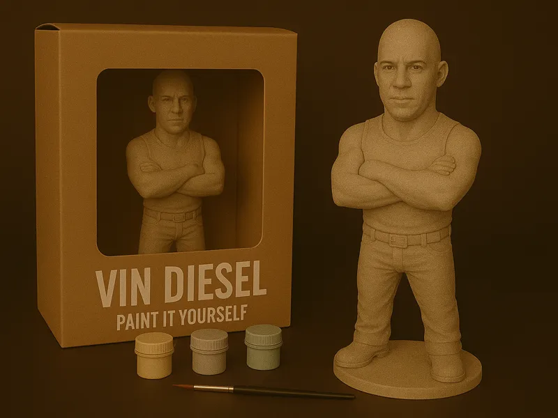 Vin Diesel – Paint-It-Yourself