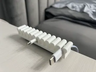 11-Port Cable Organizer Minimalist Cable Holder