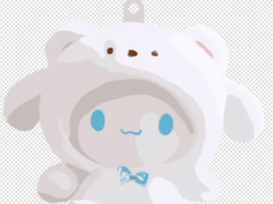 Cute Cinnamoroll keychain