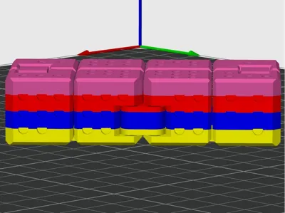 4-Core AMS Cube: Cut and Impress