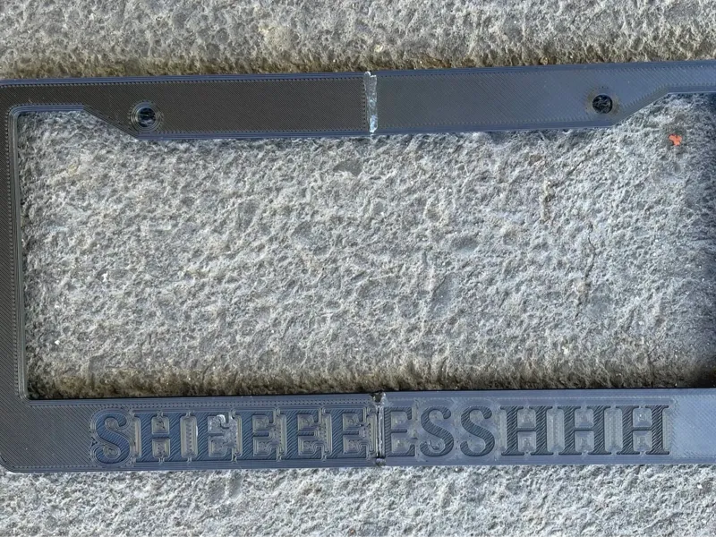 CA License Plate Cover