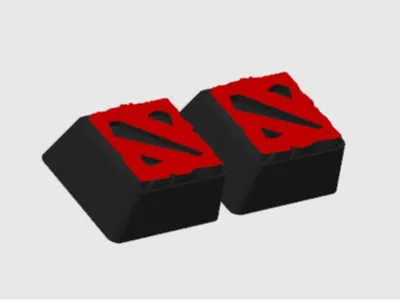 DOTA2 logo keycap