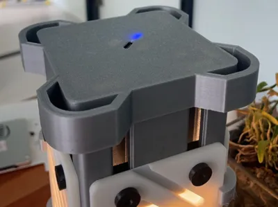 Modify the profile light to be powered by a lithium battery