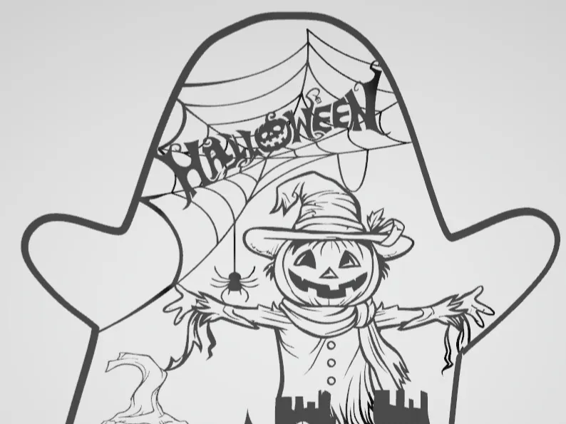 Halloween wanddeko Lustigen akzenten 