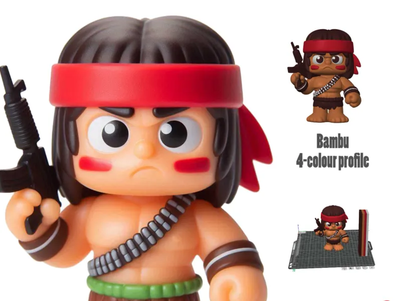 Rambo kids decor / toy - 4 colors