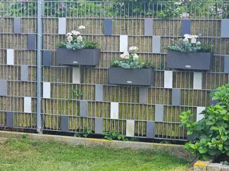 Gitterblende für Doppelmattenzaun 8/6/8