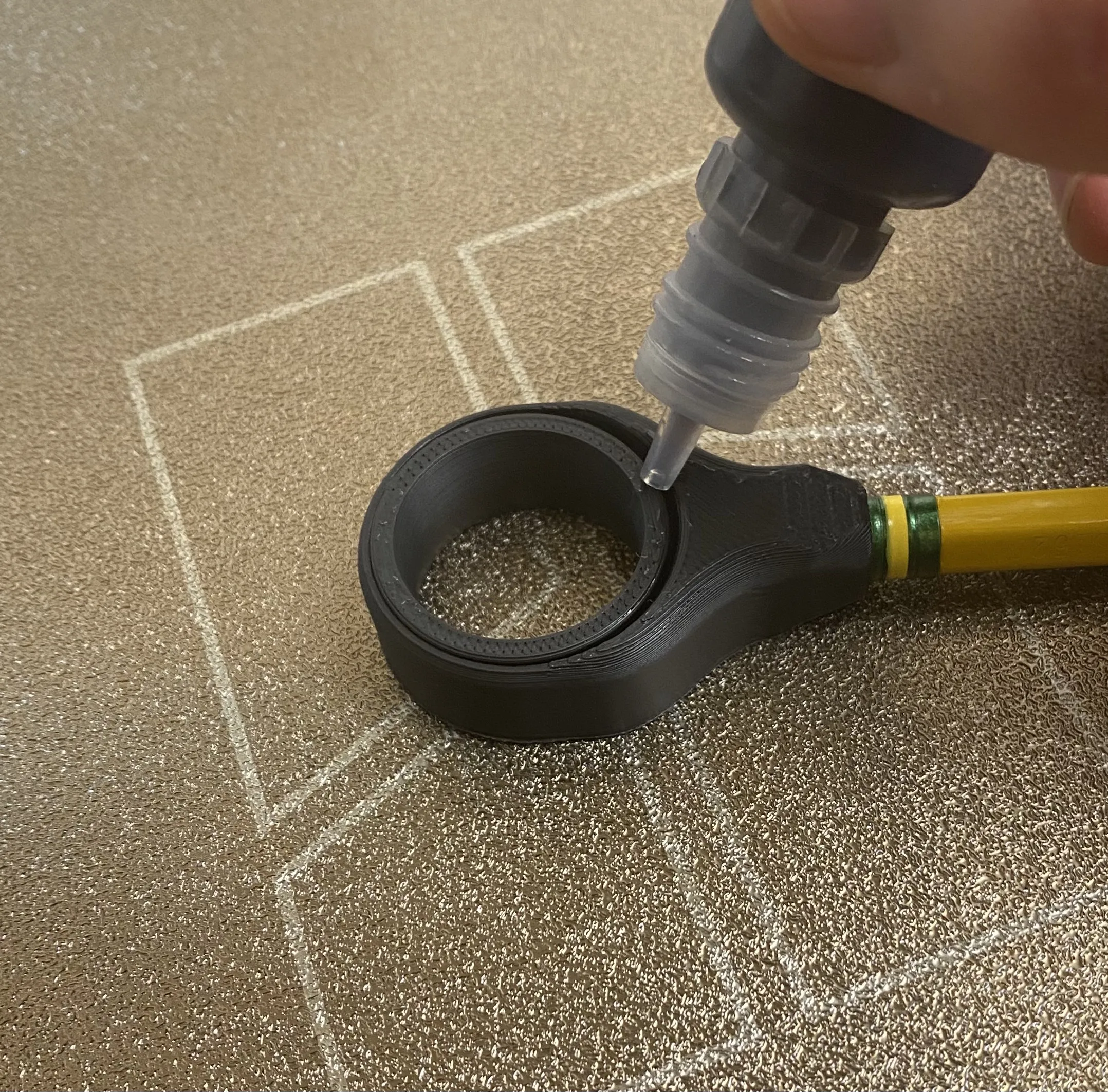 Applying Lubricant to the ring