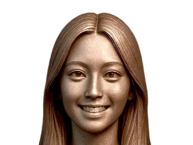 美女半身像