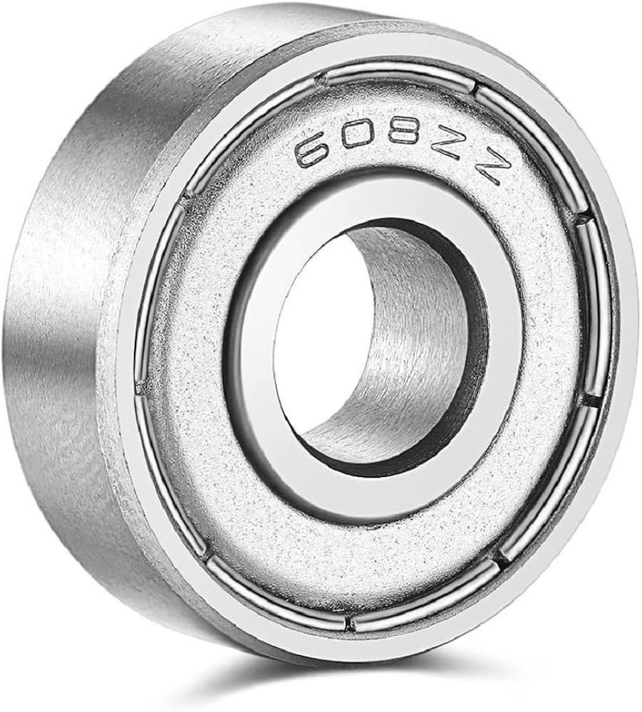 軸承 608zz 深溝球軸承 - 木帶鋸片推力軸承 8x22x7mm Cooswai 10 件