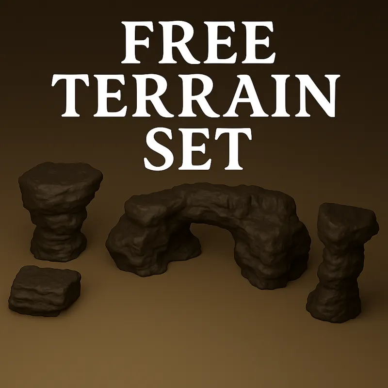 Modular Fantasy Rock Terrain