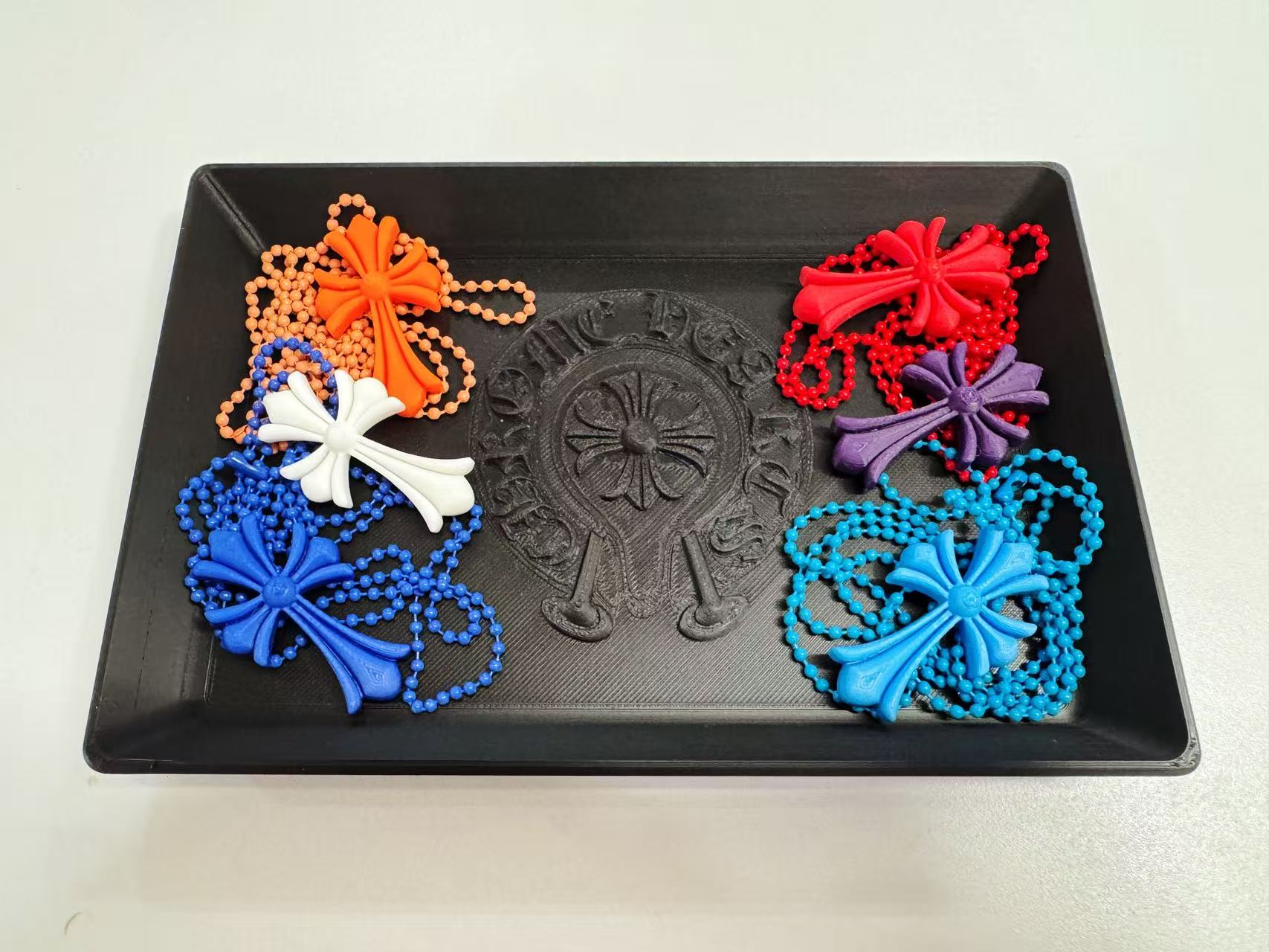 3Dプリント クロムハーツ風ジュエリー皿（収納皿） - 無料3Dモデル