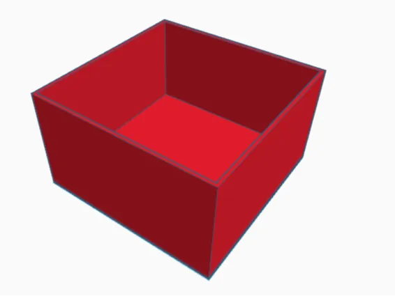 7"x7"x4" Container - No lid