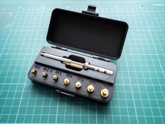 Box for Ruthex soldering iron heat-set insert tips