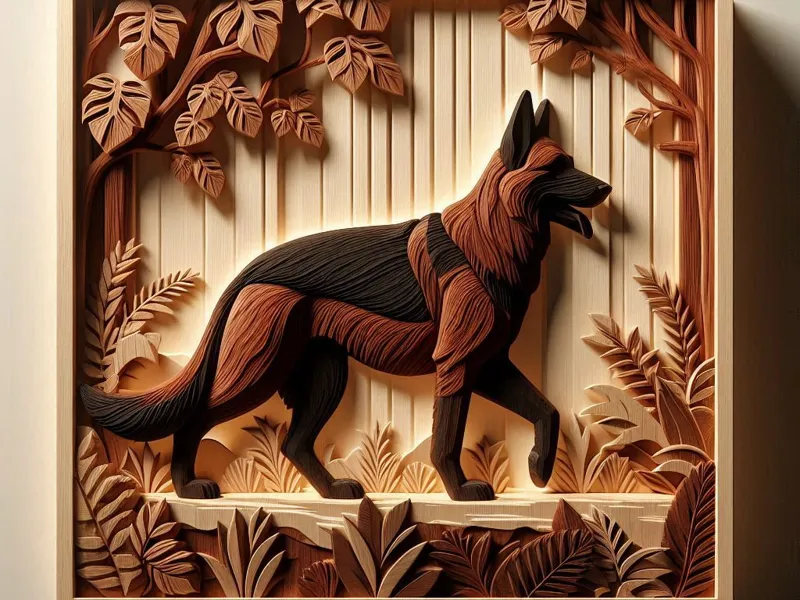 German Shepherd Box