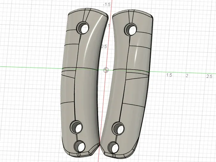 Lulu Fixed Blade Scales