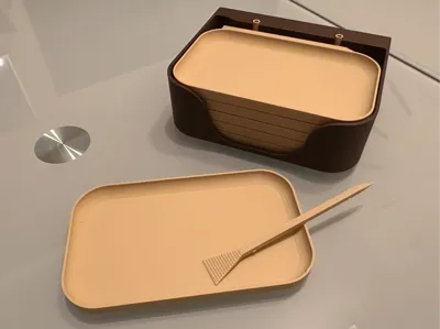 Glue mix tray