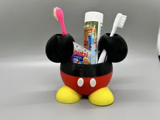 Mickey Mouse-themed Toothbrush&Toothpaste Holder