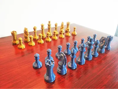 3D Printable Chess Pieces 