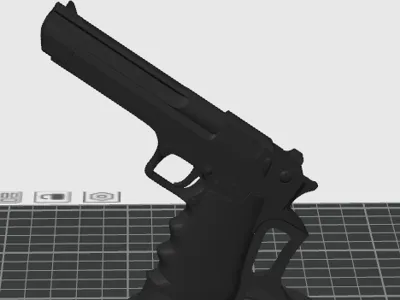 Desert Eagle with Base
