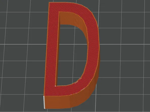 字母D