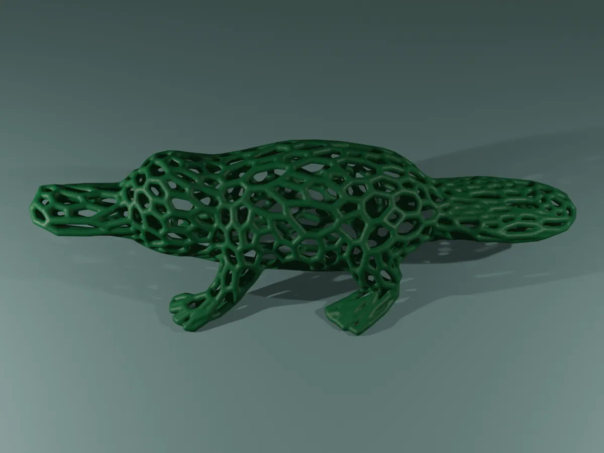 Ornithorynque style voronoi